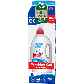 Twister prací gel na barevné 17 dávek, 1 L