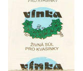 Vínka Živná sůl pro kvasinky 1,6 g