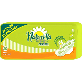 Naturella Classic Normal hygienické vložky s heřmánkem 20 kusů