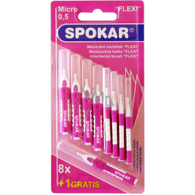 Spokar Flexi Micro velikost 0,5 mezizubní kartáčky 9 kusů