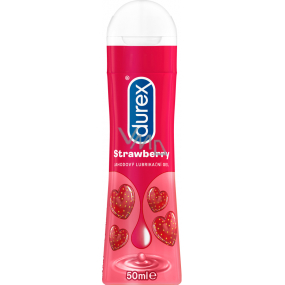 Durex Strawberry jahodový lubrikační gel 50 ml
