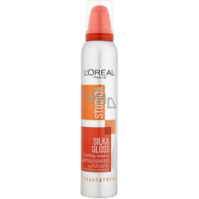 Loreal Paris Studio Line Silk & Gloss Curl Mousse pěna pro vytvarování vln 200 ml