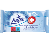 Linteo Antibakteriální vlhčené ubrousky pro denní potřebu 15 kusů