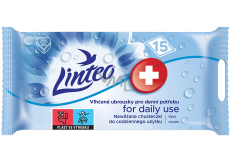 Linteo Antibakteriální vlhčené ubrousky pro denní potřebu 15 kusů