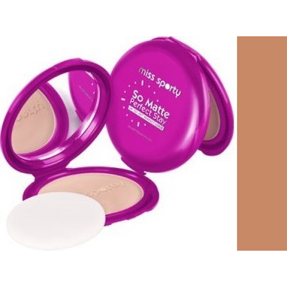 Miss Sporty So Matte Perfect Stay kompaktní pudr 003 Dark 9,4 g