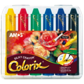 Amos Colorix krajony, rozmývatelné barvy, 6 kusů v pouzdře