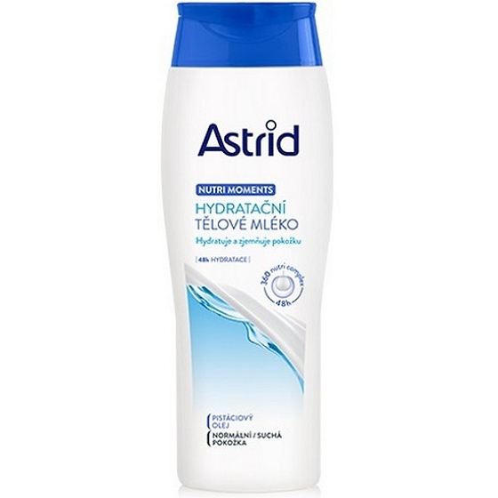 Astrid Nutri Moments hydratační tělové mléko pro normální až suchou pokožku 250 ml