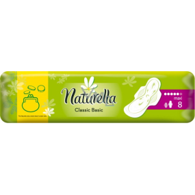 Naturella Classic Basic Maxi hygienické vložky 8 kusů