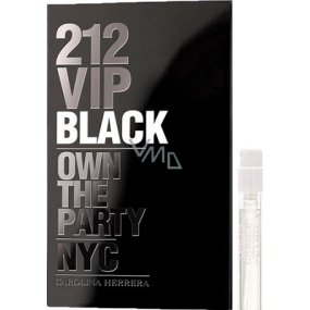 Carolina Herrera 212 VIP Men Black parfémovaná voda pro muže 1,5 ml s rozprašovačem, vialka