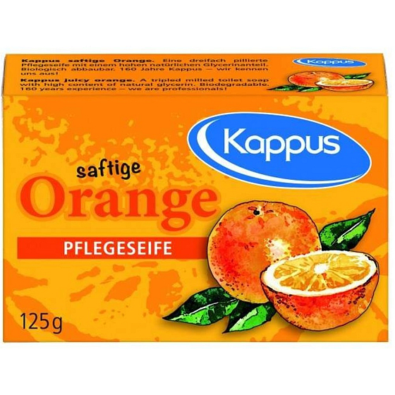 Kappus Orange - pomeranč toaletní mýdlo 125 g