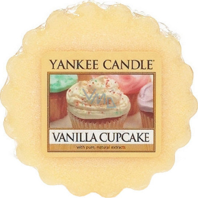 Yankee Candle Vanilla Cupcake - Vanilkový košíček vonný vosk do aromalampy 22 g