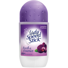Lady Speed Stick Fresh & Essence Black Orchid kuličkový antiperspirant deodorant roll-on pro ženy 50 ml