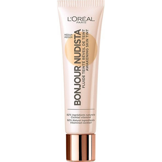 Loreal Paris Wake Up & Glow Bonjour Nudista BB Cream BB krém 02 Medium 30 ml