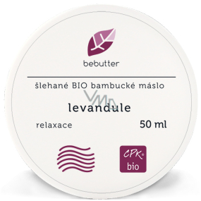 Aromatica Bebutter Bio Levandule šlehané bambucké máslo pro dokonalou péči těla 50 ml