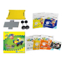 Jumping Clay Auto samoschnoucí modelovací hmota 33 g + papírová maketa + kolečka 4+