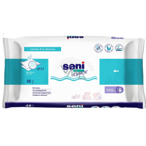 Seni Care Vitamínem E a Allantoinem intimní vlhčené ubrousky pro dospělé 30 x 20 kusů 10 kusů