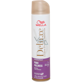 Wella Deluxe Pure Fullness velmi silně tužící lak na vlasy pro objem vlasů 250 ml