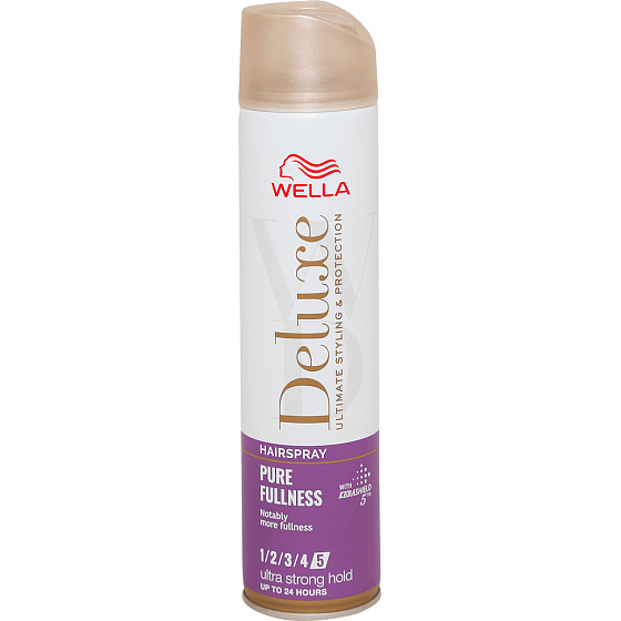 Wella Deluxe Pure Fullness velmi silně tužící lak na vlasy pro objem vlasů 250 ml