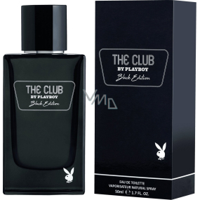 Playboy The Club Black toaletní voda pro muže 50 ml