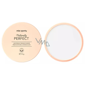 Miss Sporty Naturally Perfect kompaktní pudr 001 Translucent 10 g