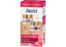 Astrid Rose Premium 65+ posilující a remodelující denní krém pro velmi zralou pleť 50 ml + Rose Premium 65+ posilující a remodelující noční krém pro velmi zralou pleť 50 ml, duopack