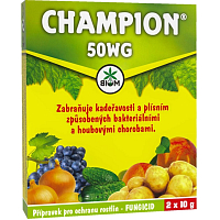 Fungicid Champion Biom 50WG přípravek pro ochranu rostlin, 2x10 g
