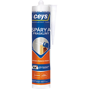 Ceys akrylátový tmel na spáry a praskliny, bílá matná, 280 ml