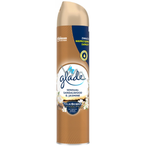 Glade Sensual Sandalwood & Jasmine - Santalové dřevo a jasmín osvěžovač vzduchu sprej 300 ml