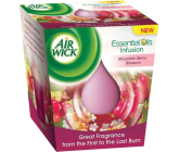Air Wick Essential Oils Infusion Horské květy vonná svíčka ve skle 105 g