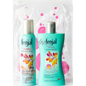 Fenjal Vitality sprchový krém 200 ml + deodorant sprej pro ženy 150 ml, kosmetická sada