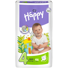 Bella Happy 4 Maxi 8-18 kg plenkové kalhotky 46 kusů