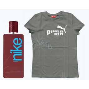 Nike Brown Man toaletní voda pro muže 100 ml + Puma triko pro muže, dárková sada