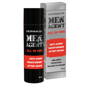 Dermacol Men Agent Omlazující krém, gel balzám po holení 50 ml