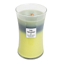 WoodWick Trilogy Woodland Shade - Lesní stín vonná svíčka s dřevěným knotem a víčkem sklo velká 609,5 g