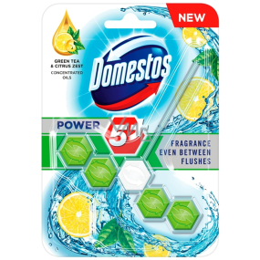 Domestos Power 5 Green Tea & Citrus Wc tuhý blok 55 g
