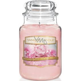 Yankee Candle Blush Bouquet - Růžová kytice vonná svíčka Classic velká sklo 623 g