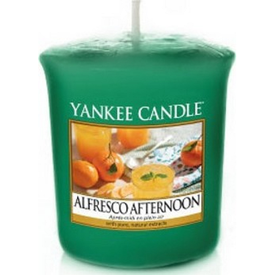 Yankee Candle Alfresco Afternoon - Alfresco odpoledne vonná svíčka votivní 49 g