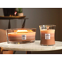 WoodWick Trilogy Golden Treats - Zlaté lahůdky vonná svíčka s dřevěným knotem a víčkem sklo velká 609 g
