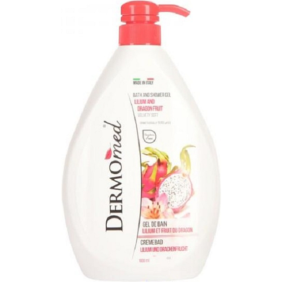 Dermomed Lilium & Dragon Fruit sprchový gel 1 l dávkovač