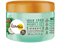Lovea Kokos a zelený čaj 3v1 maska, kondicionér a leave-in na normální a suché vlasy 390 ml