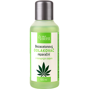 Valea Konopný olej bezacetonový reparační odlakovač 100 ml Valea Konopný olej bezacetonový reparační odlakovač 100 ml