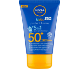 Nivea Sun Kids Protect & Care OF50 5v1 cestovní mléko na opalování pro děti 50 ml