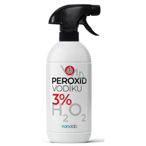 Nanolab Peroxid vodíku 3% do domácnosti 500 ml rozprašovač