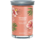 Yankee Candle Tropical Breeze - Tropický vánek vonná svíčka Signature Tumbler velká sklo 2 knoty 567 g