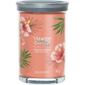 Yankee Candle Tropical Breeze - Tropický vánek vonná svíčka Signature Tumbler velká sklo 2 knoty 567 g