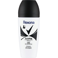Rexona Invisible Black & White kuličkový antiperspirant 50ml
