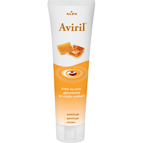 Alpa Aviril krém na ruce glycerinový se včelím voskem 100 ml Alpa Aviril krém na ruce glycerinový se včelím voskem 100 ml