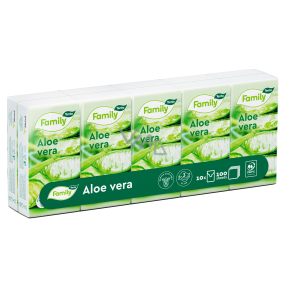 Tento Soft Aloe Vera hygienické kapesníky z čisté celulózy 3 vrstvé 10 kusů