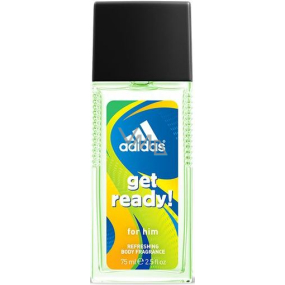 Adidas Get Ready! for Him parfémovaný deodorant sklo 75 ml