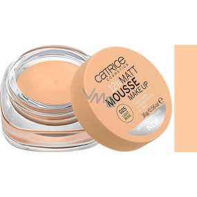 Catrice Matt Mousse 12h Make Up matující pěnový make-up 025 Light Beige 16 g